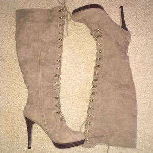 Knee High Boots 3 inch Heel